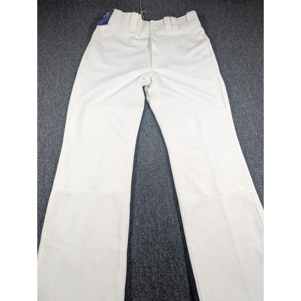 Mizuno Baseball‎ Pants Adult Large Hemmed Bottom Double Knit Reinforced Knee